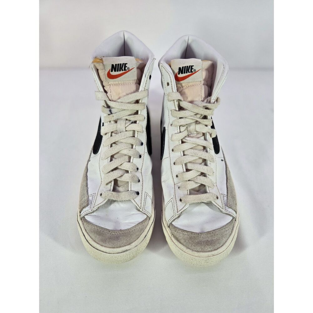Nike Blazer Mid ’77 Vintage CZ1055-100 Women’s Size 9 White Black Used - Picture 5 of 7